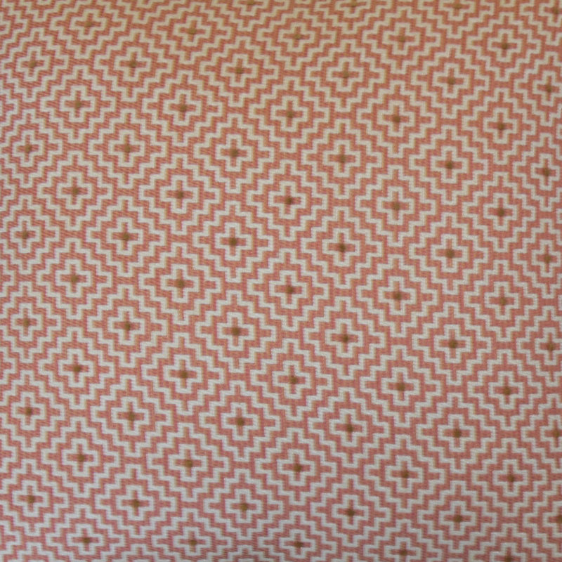 Beaulene Geometric Throw Pillow, Height(20") x Width(20"), Orange/Brown/Cream