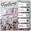 Soft Polycotton Duvet Cover Set with Matching Pillowcases, Lightweight Design, Available in Single Double King-182534357