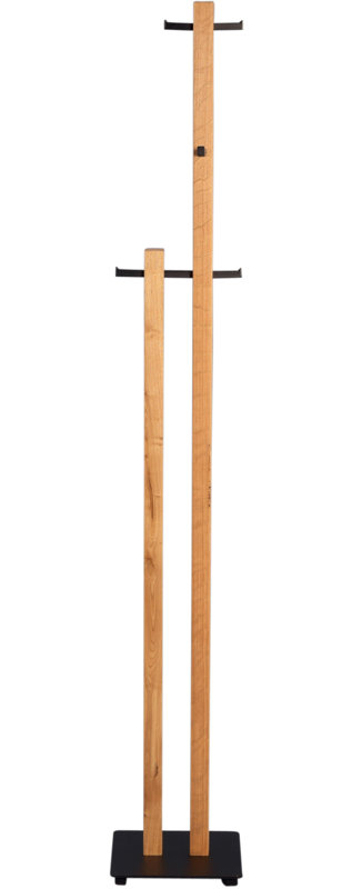 Annadale Solid Wood Freestanding Coat Rack