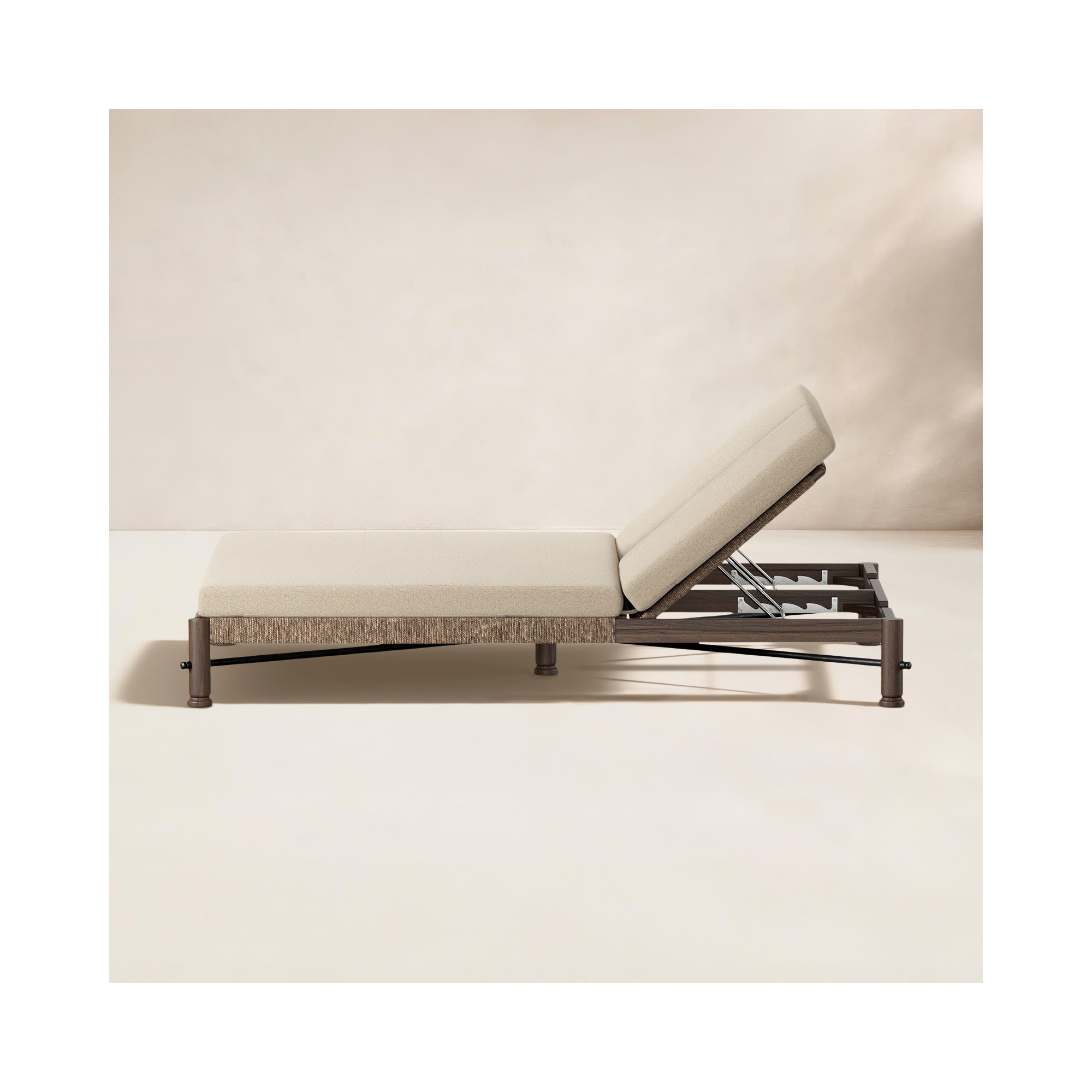 Finnegan Outdoor Double Chaise, Alessi Buff