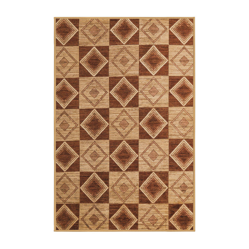 Abstract Indoor Rug, Rectangle 5' x 7'