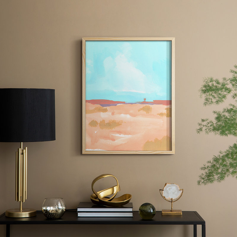 Wide Open Spaces II Framed Print - Solid Wood