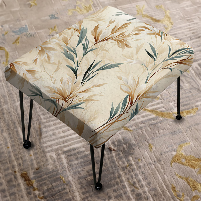 Driftwood Dreams Tropical Pattern I - Tropical Rectangle Ottoman