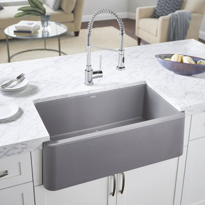 Ikon SILGRANIT 33" Single Bowl Apron-Front Farmhouse Sink