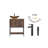 36'' Free-Standing Farmhouse Single Bathroom Vanity With Sink-637677059-637677065