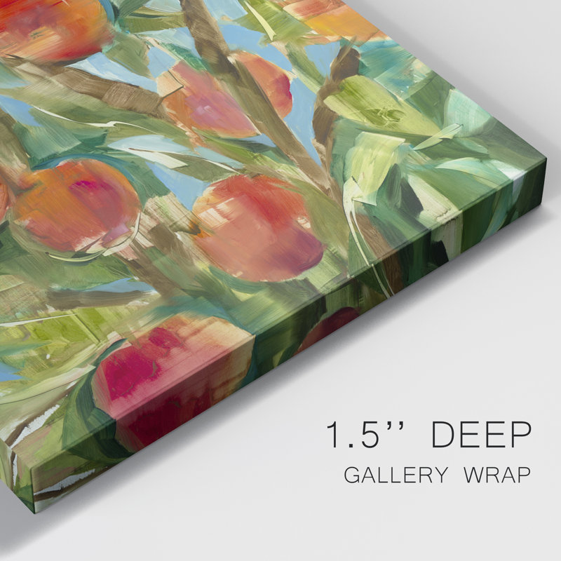 JUST PEACHY - Impression sur toile tendue, H 40 po x l 30 po x P 1 po