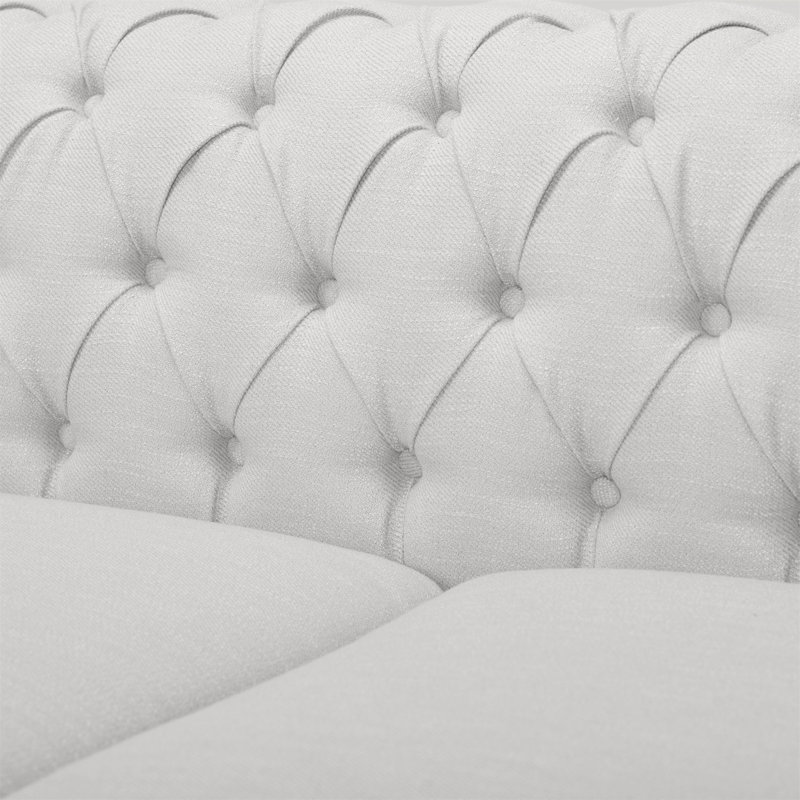 Sione 83" Upholstered Chesterfield Sofa Bring home a timeless addition to your living room with our lasting Chesterfield-style sofa