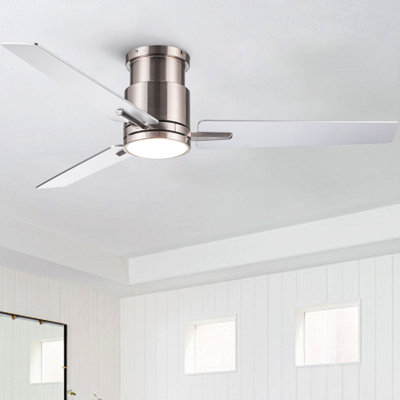 52" Lowe Profile Ceiling Fan With Light