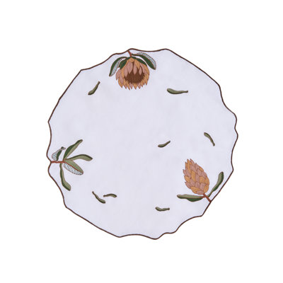Circular Elegance Placemat 16.5 Inch Round