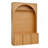 All-In-One Hall Tree With Adjustable Shelves, Retro Arched Entryway Storage Bench With 3 Cabinets, Wooden Coat Rack Organizer With 4 Golden Hooks For Mudroom, Hallway, Natural/Teak