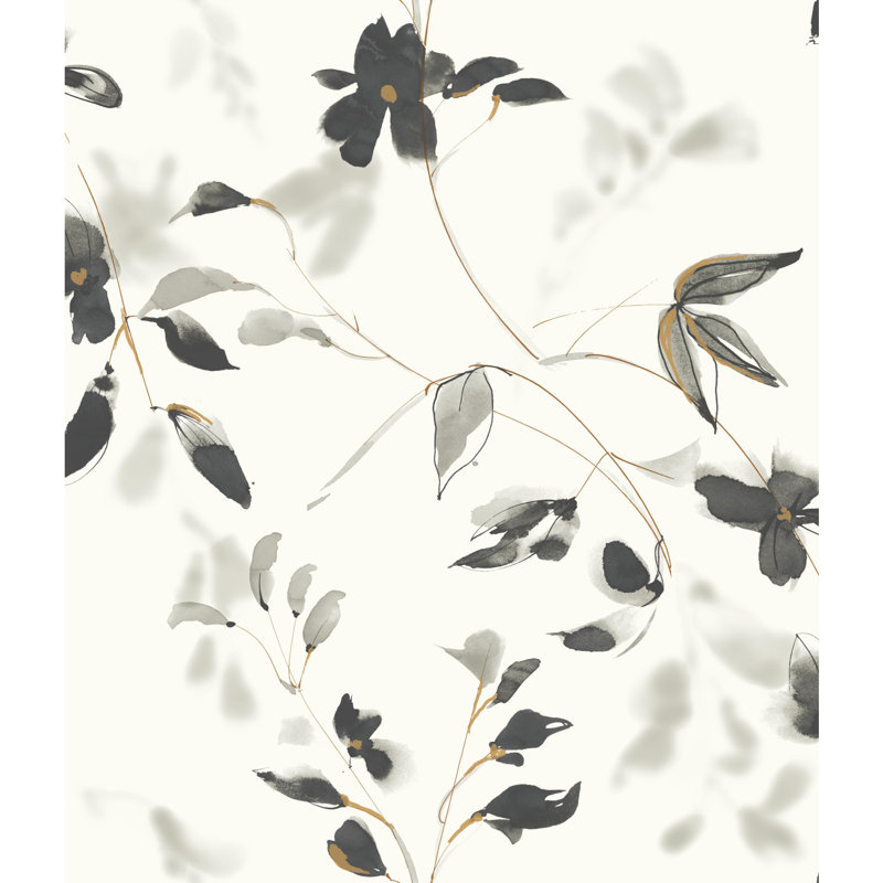 Rouleau de papier peint double L 33 pi x l 20,5 po Candice Olson, Noir