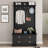 38.5 " Wide Hall Tree with Drawers and Shoe Storage-1786416409
