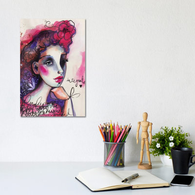 She Blooms VI 1 Piece Wall Art on Canvas