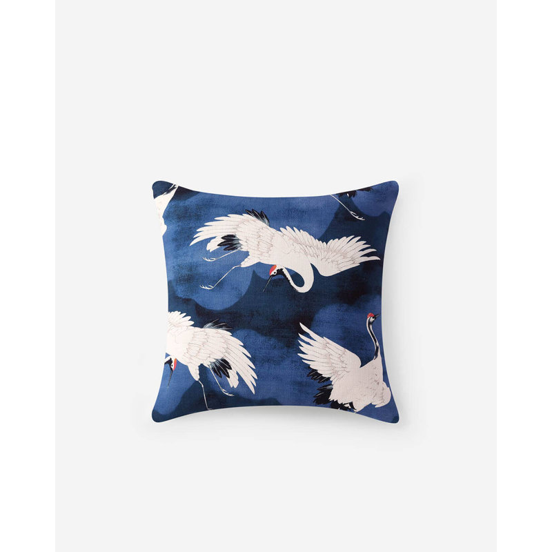 Square Pillow Cover & Insert, Baritone Blue