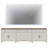 TV Stand For 100 Inch TV, 3-In-1 TV Console Table For 75/80/85/90 Inch TV, Entertainment Center With 5 Drawers And 4 Doors, Rustic White