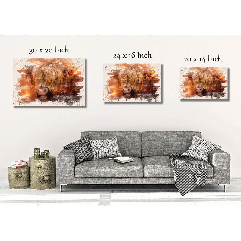 Wrapped Canvas Painting, 35cm H x 50cm W
