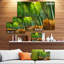 « arashiyama bambou oliveraies japan », reproduction de photo sur toile tendue en vert/brun-18272594