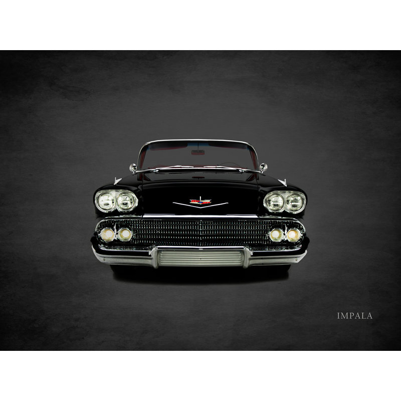«Chevala Impala» par Mark Rogan, reproduction d'art sur toile tendue, H 12 po x l 16 po