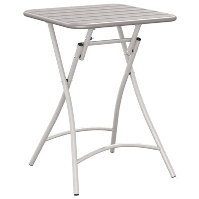 Bistro Table Folding Powder-coated Steel Outdoor Garden Furniture Patio