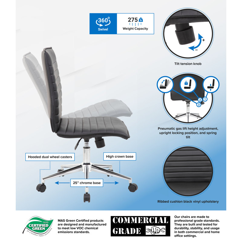 Vinyl Task Chair