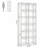 70.9" Bookcase, Modern Bookshelf with 12 Cube Storage