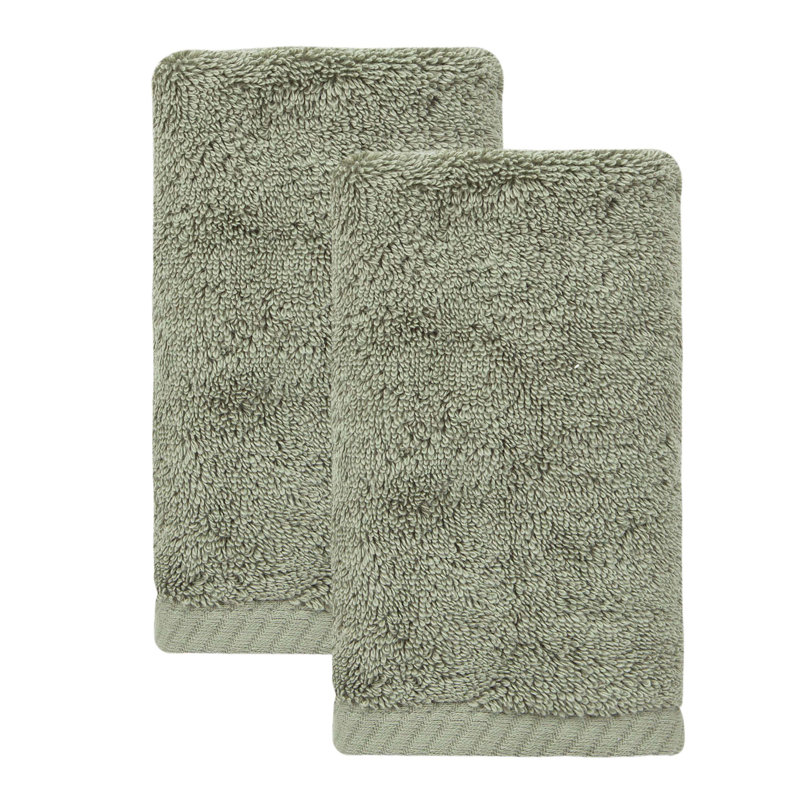 Dinis Super Plush Washcloth, Olive