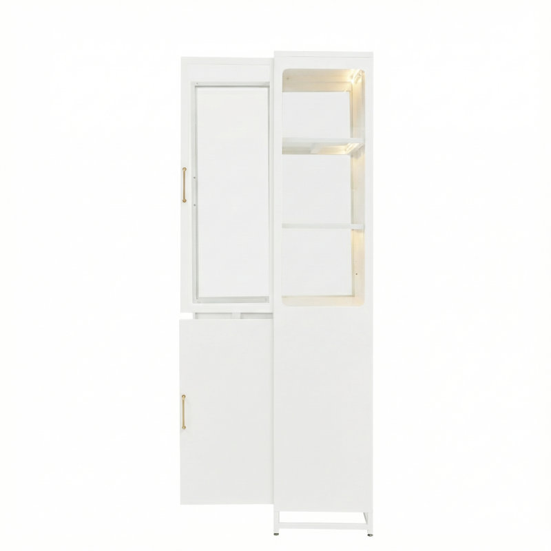 Grande armoire de présentation, Blanc