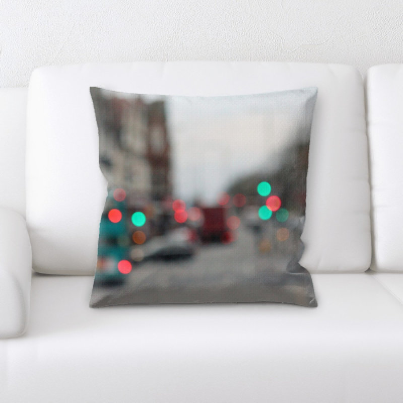 Coussin décoratif flou