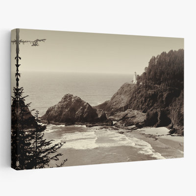 Phare côtier et Beachy Heceta Head