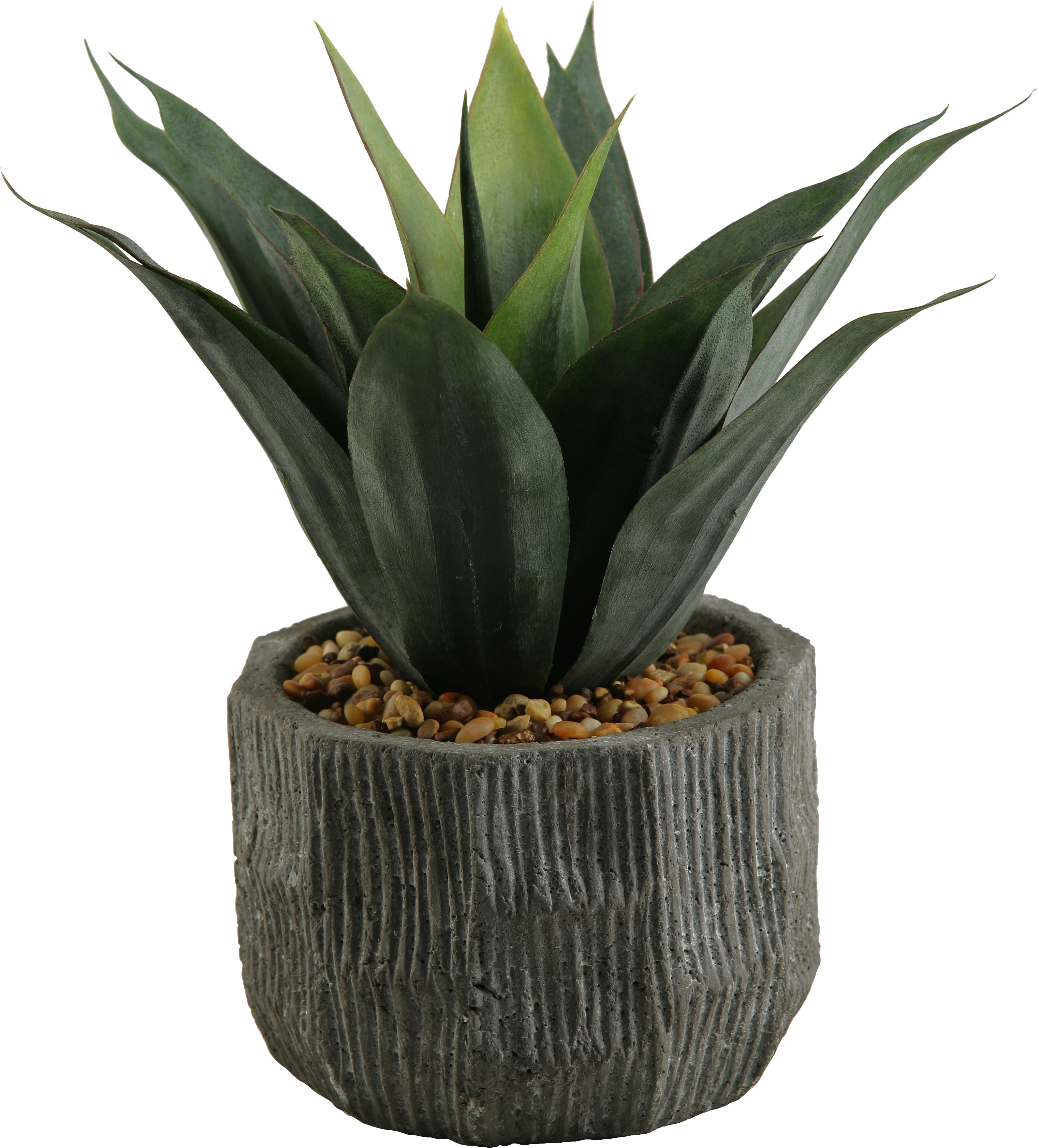D & W Silks 13'' Faux Agave Plant in Ceramic Planter & Reviews Wayfair