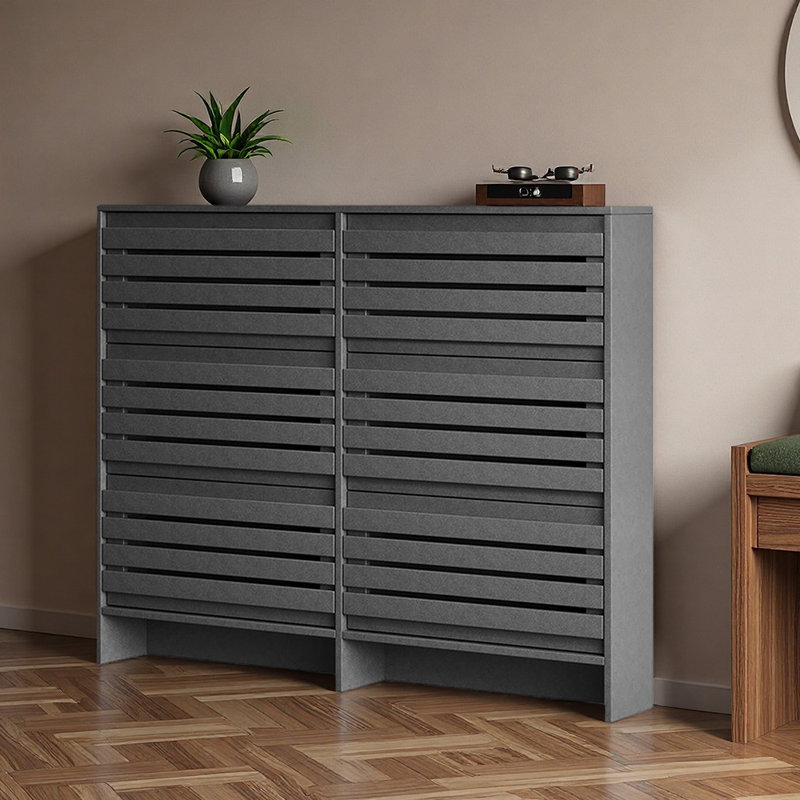 Kidwelly, Gray, 49.21" H x 55.12" W x 7.87" D