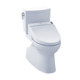 Vespin® II 1.0 GPF Elongated Two-Piece Toilet with C200 Electronic Bidet Seat