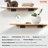 VEVOR Shelf Bracket, 12”L x 4”W x 1.6”H 6 Pcs, Heavy Duty Floating Shelf Brackets-99844593