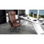 Fauteuil inclinable en simili-cuir à 6 points de massage avec repose-pieds rétractable-2121273555