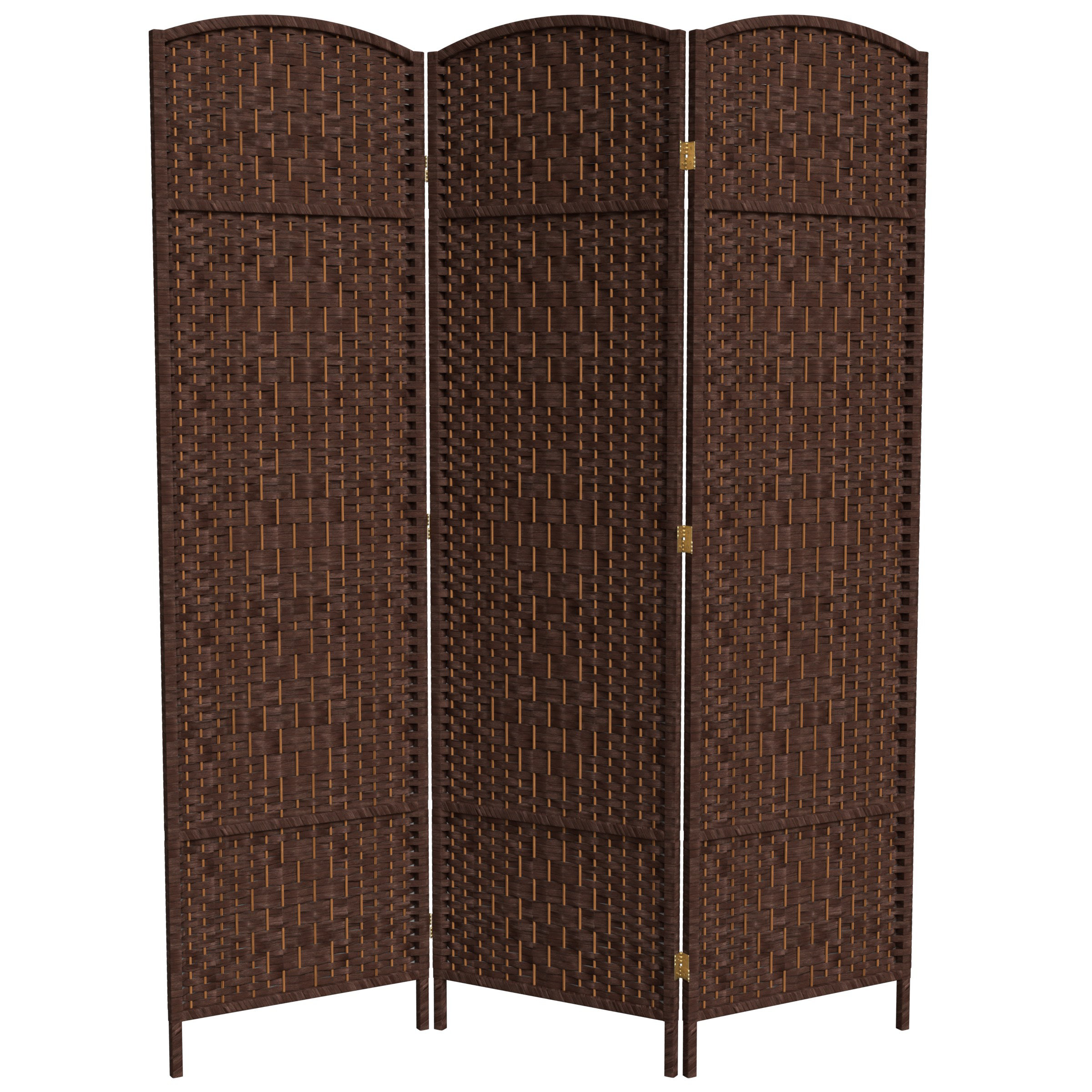 Winston Porter Broch Bamboo Rattan Folding Room Divider & Reviews 