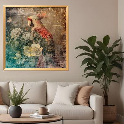Nature Inspired "Floral Art Illustration 21" by Rafal Kulik Framed Print Wall Art