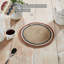 Festive Trivet Rouge Blanc Bleu Ric Rac 12 po