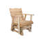 Chaise d'extérieur coulissante en bois massif Letourneau-848994344