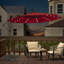 Parasol lumineux en porte-à-faux 9 pi 6 po Aya-Rose-86842544