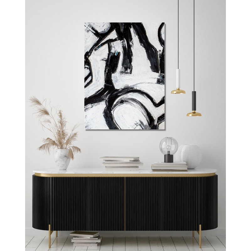 United I - Artist Enhanced Canvas Print, 40" H x 30" W x 1.5" D, Wrapped Canvas