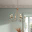Lustre doré moderne 6 lumières Modern