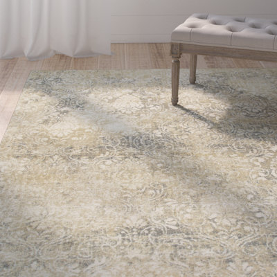 Tapis beige en laine Thora