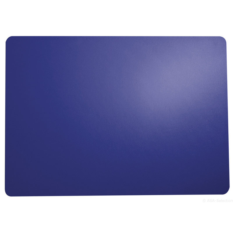 Ensemble de napperons en cuir 13 po, Bleu outremer