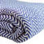 Couverture 100% coton à chevrons teints-913982616-913982619