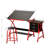Drafting Table Red With Stool
