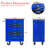 7 Drawer Tool Trolley, Wheels, Stainless Steel Roof, Warehouse Repair Shop, Universal Locking Mechanisms, One - Side Pull Handle, Key Locked Storage Drawers, Metal Cart, Warehouse, Locking, Drawers-1041267599