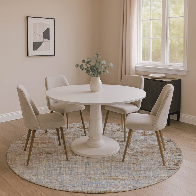 Premium Machine Washable Jakiyra AMF1901 Modern Rug, Round 8'