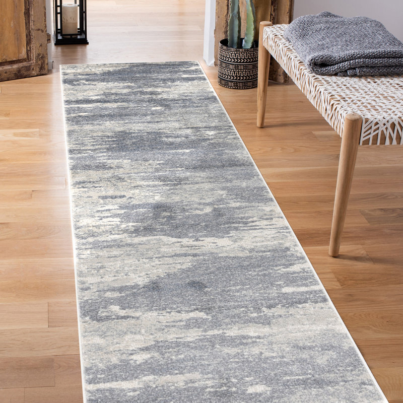 Abstract Indoor Rug, Runner 2'7" x 10'