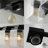 3-Light Matte Black Wall Sconce, Square Clear Glass Shades, E26 Base, Vanity Light for Bathroom
