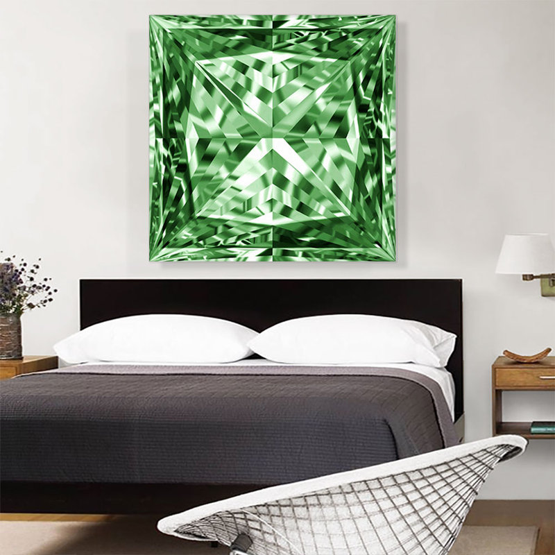 «Green Princess», impression sur toile tendue, H 36 po x l 36 po x 1,5 po